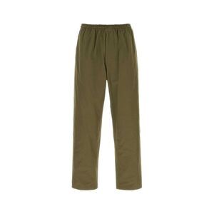 PRADA Men's Relaxed Fit Elasticated Waist Trousers Men MILITARE Pants